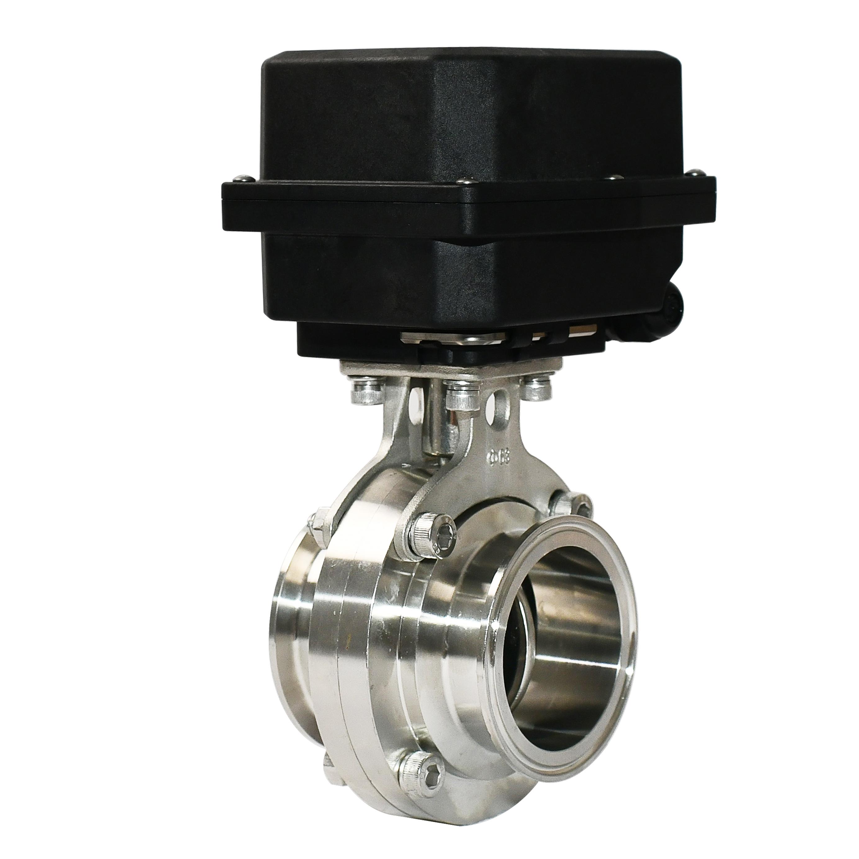 Switch type - stainless steel butterfly valve motorized butterfly valve