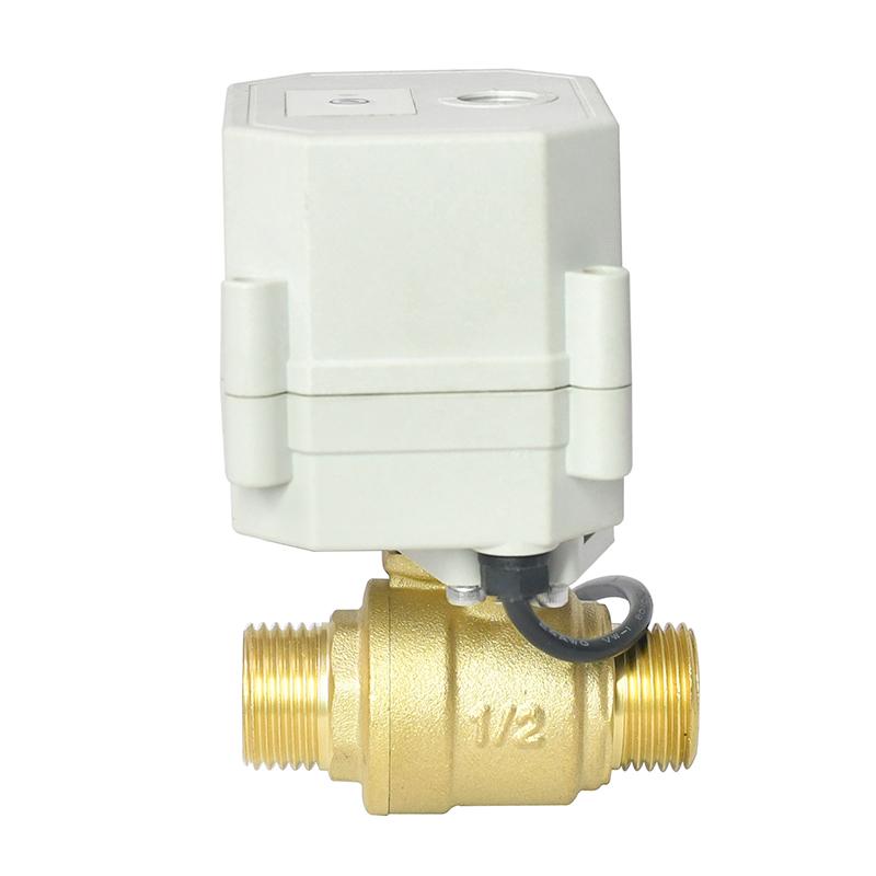 DN15 2 Way Male Thread  Brass Wi-Fi Electric Ball Valve