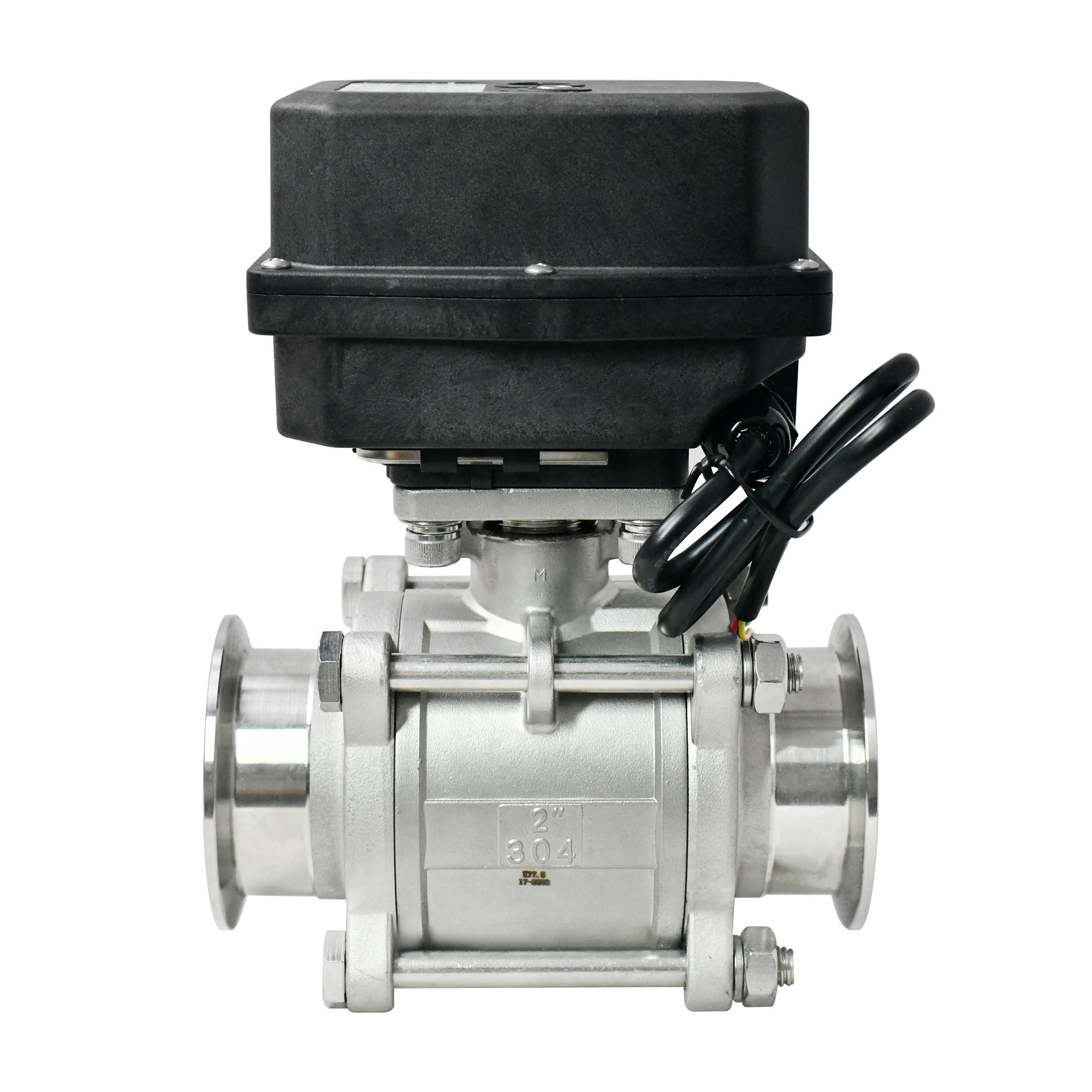 TONHEFLOW A550-T  2-Way Tri-clamp motorized ball valve