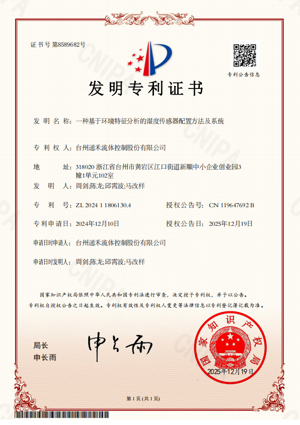 Patent of invention
