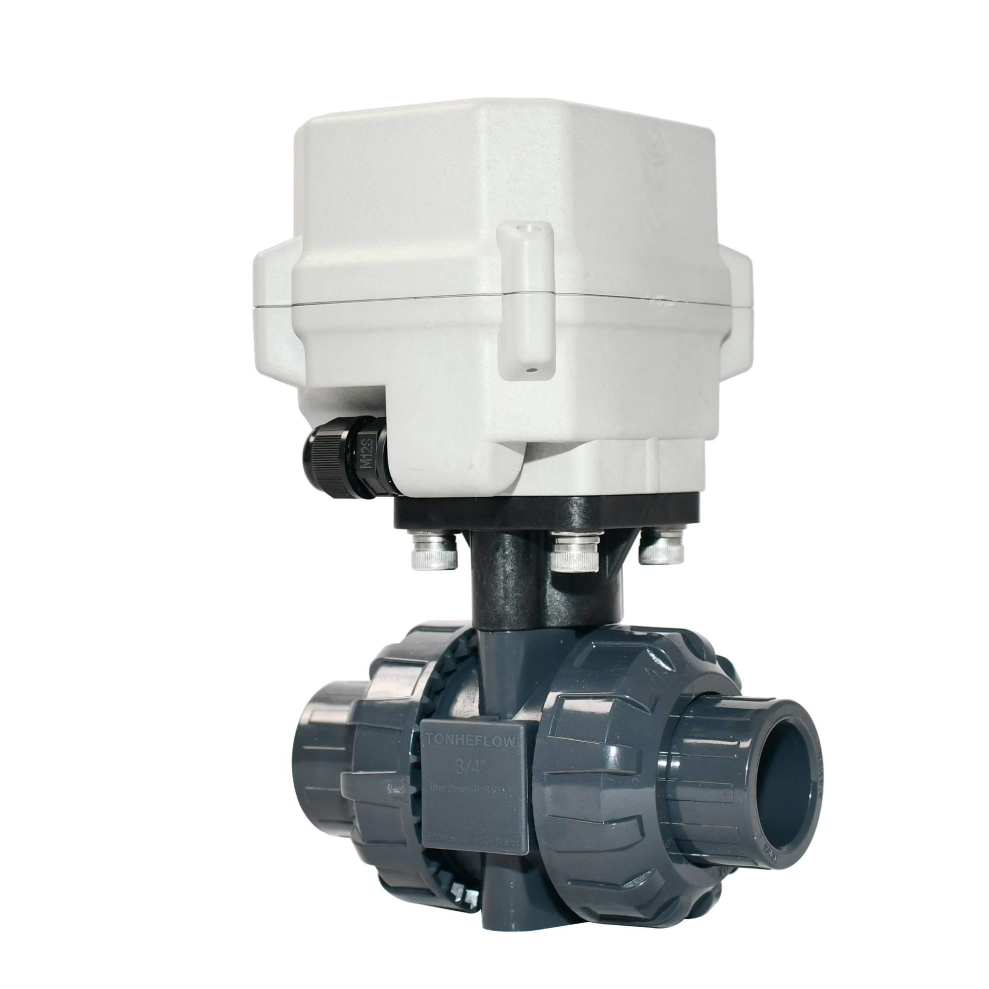 A150 3/4 inch Proportional Valve UPVC  4-20mA Electric proportional flow control