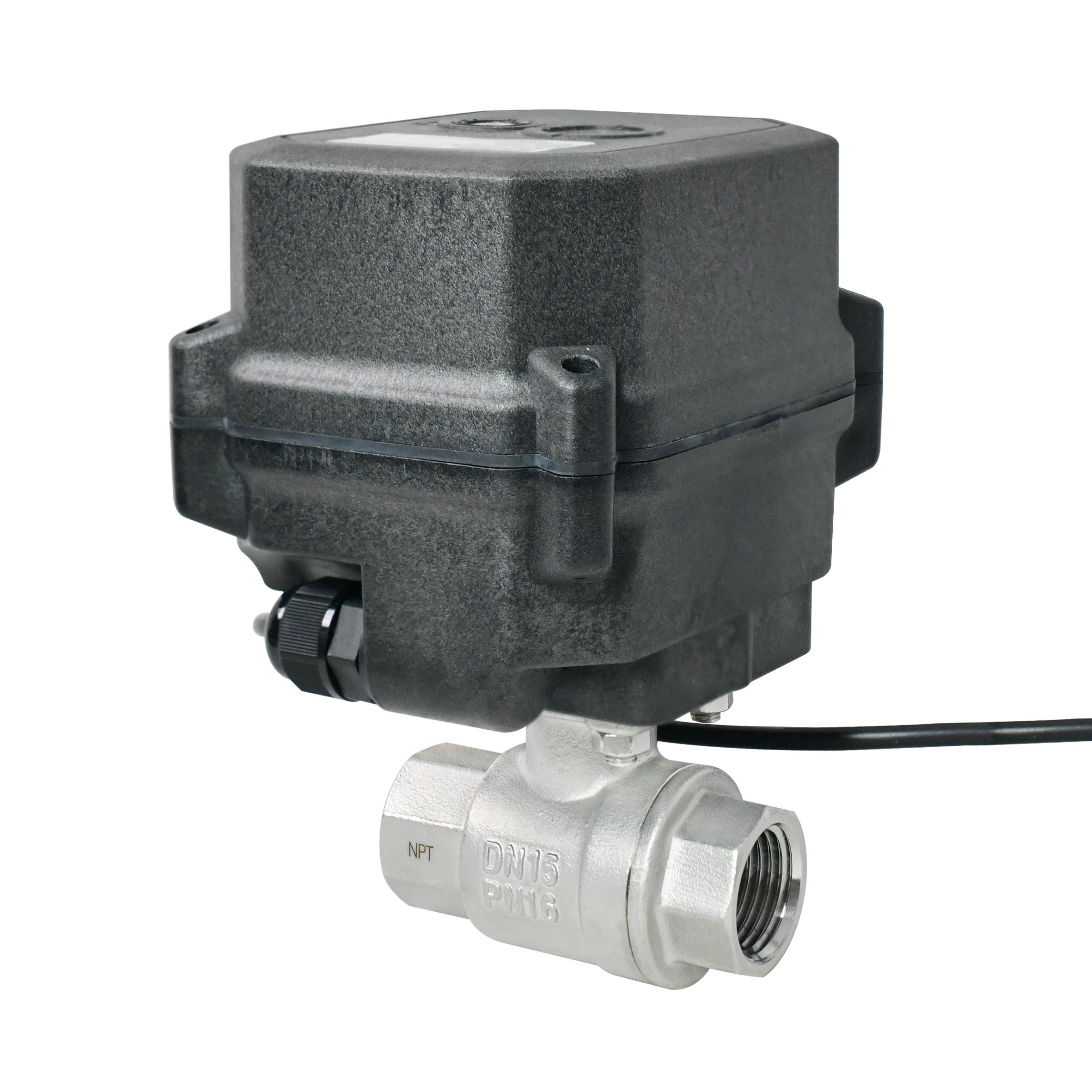 DN15 SS304 Electric Ball Valve – Openiclose time ≤2S